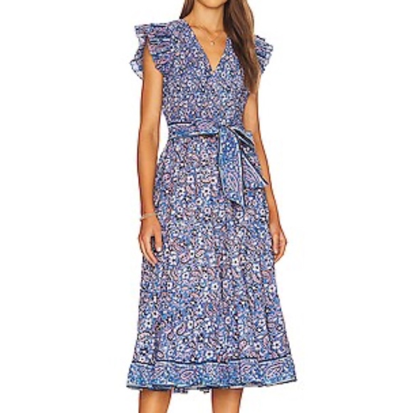 Cleobella Autumn Midi Dress, Paisley Print, Small, NWOT - Picture 1 of 4